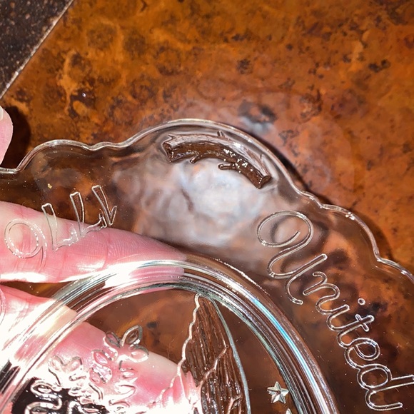 Avon Commemorative United States of America Bicentennial Glass Dish IOB - Picture 4 of 10